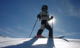  Young skier 